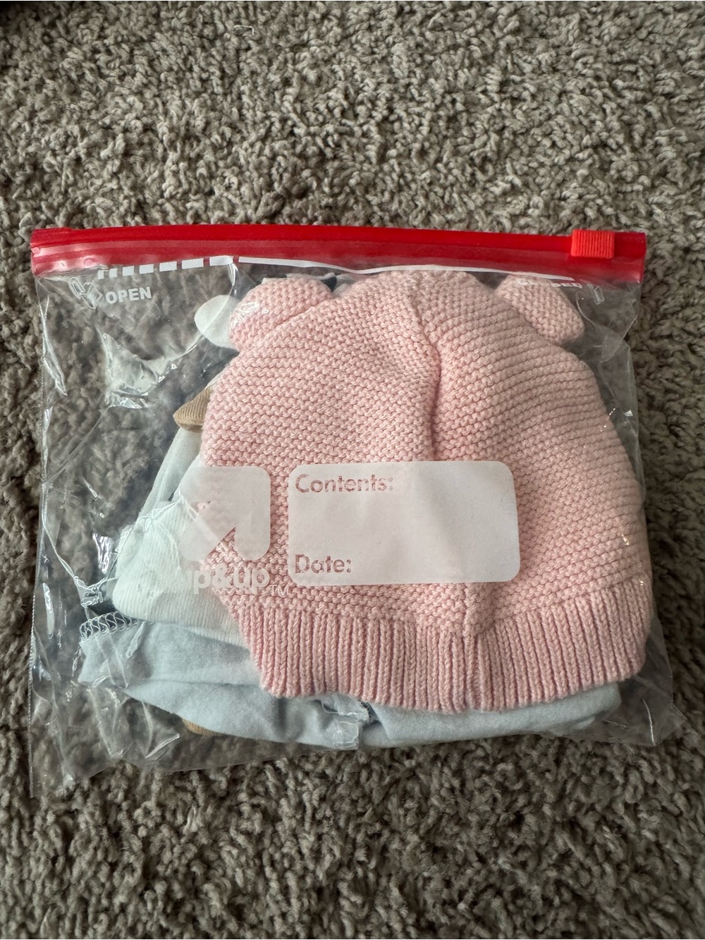 Bundle Set of Baby Knit and Cotton Hats